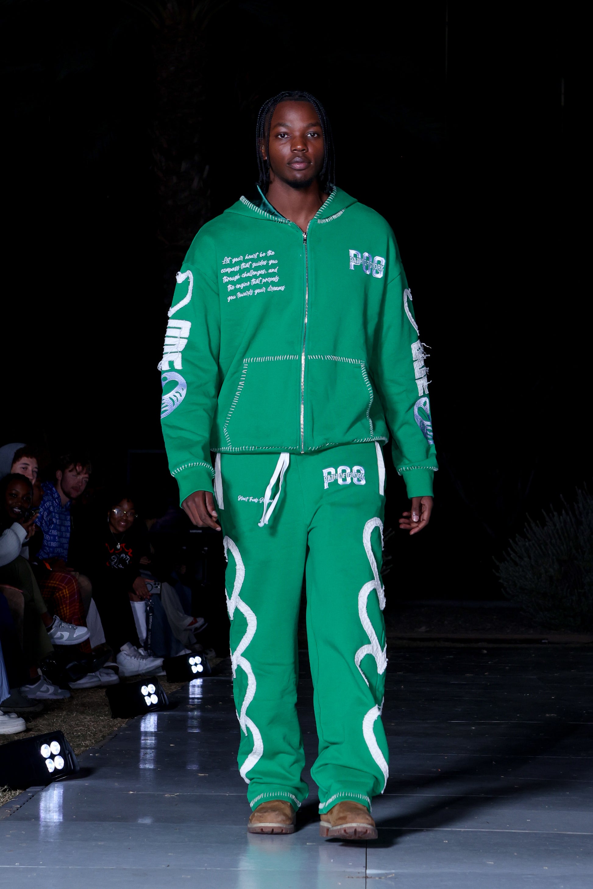 (Jade Green) Heart Fuels Journey Tracksuit