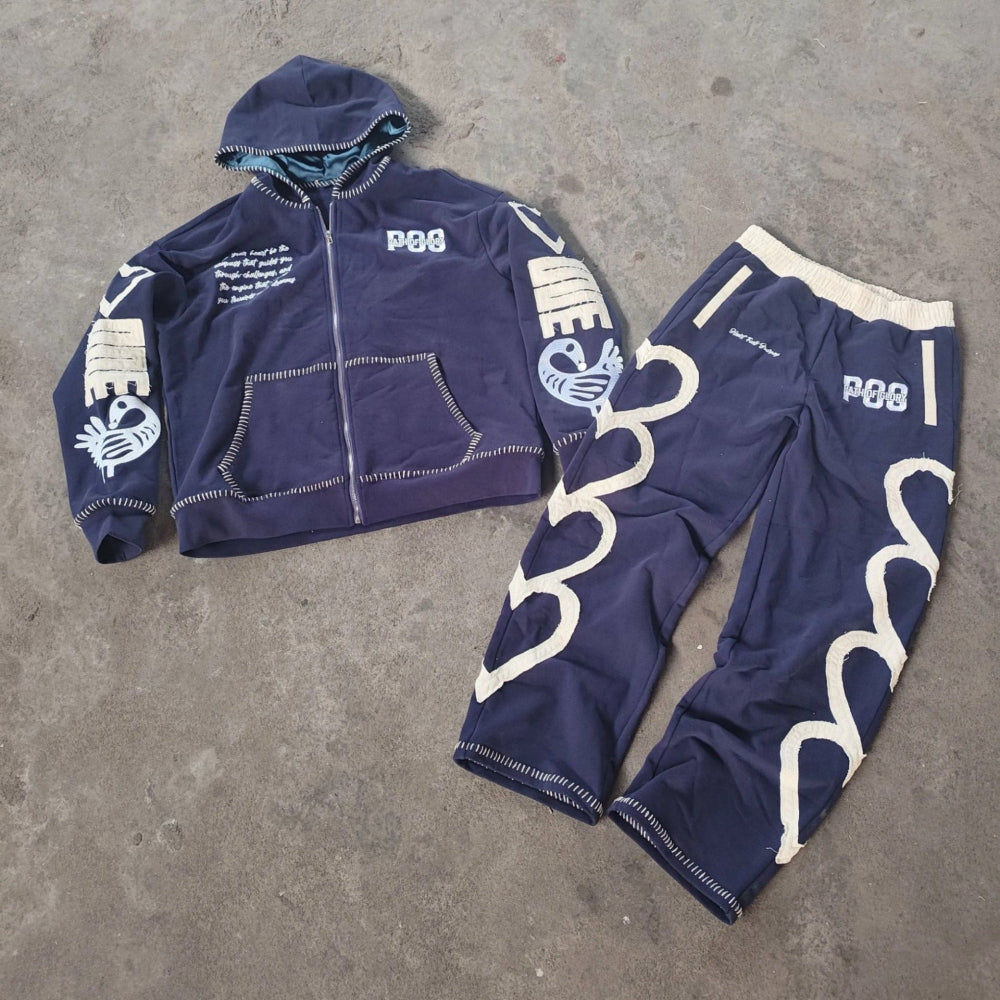 (Midnight Blue) Heart Fuels Journey Tracksuit